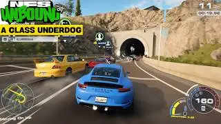 Porsche 911 Carrera GTS is An Underdog in NFS Unbound Online A Class