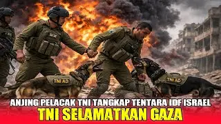 Aksi Heroik Anjing Pelacak TNI di Gaza: Puluhan Tentara IDF Ditangkap❗