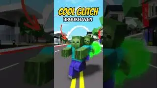 2 COOL GLITCH (Zombie Walk & Parasute In Car) Di Brookhaven #shorts