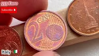2 cent 2014 2015 2016 2017 Italy Euro coins