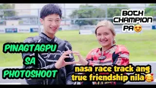 sa photoshoot pinagtagpu ang dalawang  motorcycle racer champ