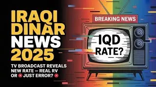 Iraqi Dinar News 2025: TV Broadcast Reveals New Rate &ndash; Real RV or Just Error? 📊