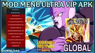 Dragon Ball Legends mod menu ULTRA VIP v6.16.0 APK / Dragon Ball Legends hack / Dragon Ball legends