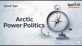 USA- China - Russia !! Power politics in Arctic !! 22nd Jan  #greenland #arctic #geopolitics #upsc