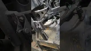 Fuel pump and filter removal of a Kawasaki, Pro MX EPS LE.
