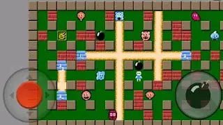 BOMBER MAN, Bomber classic game, (Bomber battle - hero return) Updated Version, stage- 10.