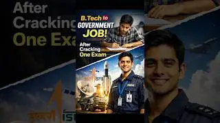 Only One Exam Govt Jobs in India After BTech #btech #govtjobs #engineering #viralshorts