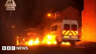 Oldham riots 2001 - BBC News report