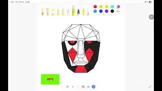 I make colour drawing in penup samsung app