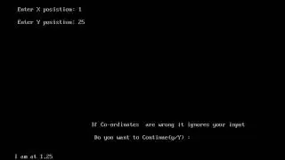 gotoxy() function in c Language