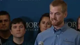 US doctor 'thrilled to be alive' after Ebola recovery