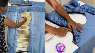 Old Curtains recycling idea - Best out of waete