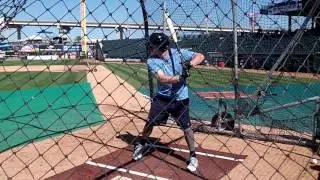 Derek Fisher Batting Practice - April 2016