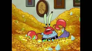 Mr. Krabs Pickpocketing Atlantis' Money for 10 Hours