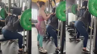 Hijab Style Try On Fit Wear Legging Wanita Gym Fitnes Senam