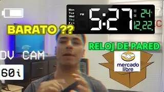 UNBOXING RELOJ DIGITAL DE PARED &iquest;CUMPLI&Oacute; ESPECTATIVAS?