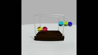 newton's cradle 3 balls