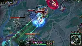 Highlight: LOL Ranked Cho'Gath with ⁦WaterBender⁩ S+ on Sylas Pentakill penta kill at end