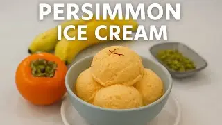 Healthy Persimmon Banana Ice Cream | Sugar-Free & Easy!