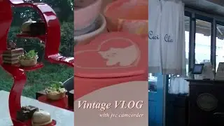 JVC 캠코더 브이로그 📹 | 반얀트리 호텔 애프터눈티 | 미니언박싱/샤넬 목걸이•마쥬•캐논캠코더 | mwm•플라워클래스 | 세시셀라 | 가로수길 바나나푸딩 맛집