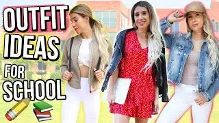 OUTFIT IDEAS FOR SCHOOL 2017! Trendy & Cute Back To School Outfits / Lookbook!