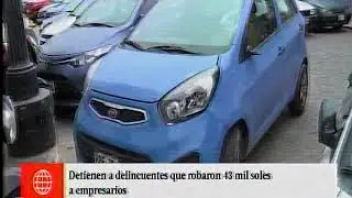Callao: detienen a dos personas que asaltaron a comerciantes