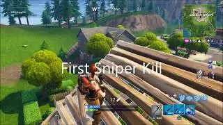Fortnite | First Sniper Kill Clip | Getting Better | Subscribe