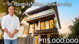 House Tour 411 | Modern Contemporary House and Lot For Sale in St. Ignatius Village, Quezon City