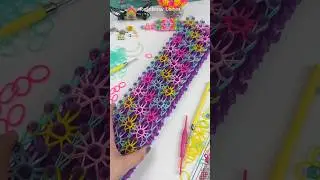 Attempting a TRIPLE Starburst bracelet using Rainbow Loom&rsquo;s Loom Your Life kit from Target! #crafts