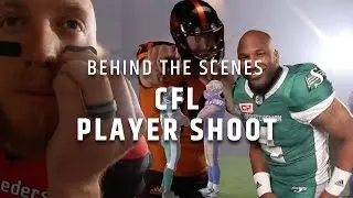 BEHIND THE SCENES | Vlogging the CFL Player Shoot