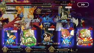 [FGO NA] Rashoumon 3 BP, Nero bride arts meme