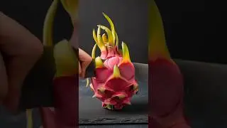 Glass Strawberry, Dragon Fruit & Melon Satisfying Knife Cut | Visual ASMR #asmr