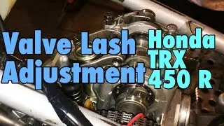 Регулировка зазоров клапанов Honda TRX 450 R 2005 года
