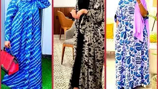 Beautiful and Stylish Printed Women's Abaya Design Ideas 2026