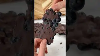Healthy Blueberry Chocolate Bark 🫐😋🍫