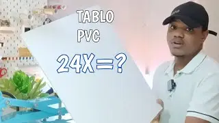 Men tout mezi tablo PVC yo ak tout detay souli 4x6 vle di:4 pye x 6 pye1 pye = 30.48 cmDonk, sa bay: