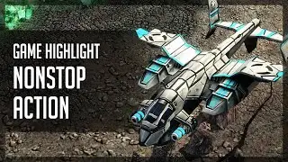 [C&C3: Kane's Wrath] Game Highlight - Nonstop Action! (ZOCOM vs Reaper-17)