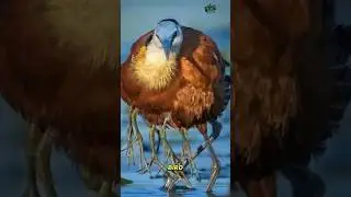 Nature's Best Dads: The Jacana Bird That Does Everything.                #documentary#usashorts#fyp