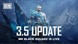 🛑LIVE BGMI TELUGU | UPDATE 3.5 IS HERE | MR BLACK SQUADZ IS LIVE ❣️☺️