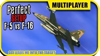 DCS F-5E Tiger vs F-16 Viper | GCI comms & Sidewinder fox2! (Digital Combat Simulator)