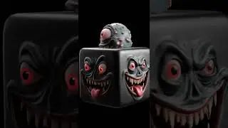 Don&rsquo;t Blink! 😱 The Scary Endless Loop Animation#infinityloop#horrorloop#oddlysatisfying#creepycute