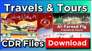 Travel & Tours Business CDR File Free Download Original CDR File | 99 GRAPHIC STUDIO