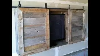 Barn Door Tv Cabinet