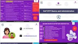 Best SAP BTP Admin Training 2025 - Day 1 | BTP Administration , IAM, IPS, IAG, IAS Security