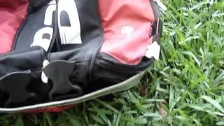 Sewing my tennis bag check Johnnyblazed.com May 15th, 2010 Fort Lauderdale FL