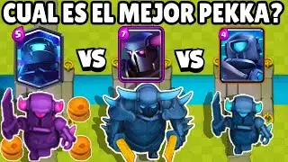 CUAL ES EL MEJOR PEKKA? | SUPER MINI PEKKKA vs PEKKA vs MINI PEKKA | CLASH ROYALE