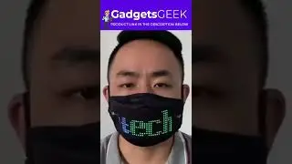 LED Display Custom Text Mask | Custom Face Mask | #Shorts