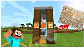 Easiest automatic cooked chicken farm in Minecraft