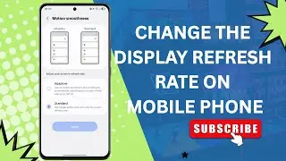 How to Change Mobile Display Refresh Rate | Smooth Performance Guide 2026