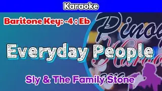 Everyday People by Sly & The Family Stone (Karaoke : Baritone Key : -4 : Eb)